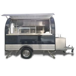 Silang bbq trailer mobile bars electric food truck with Refrigerator