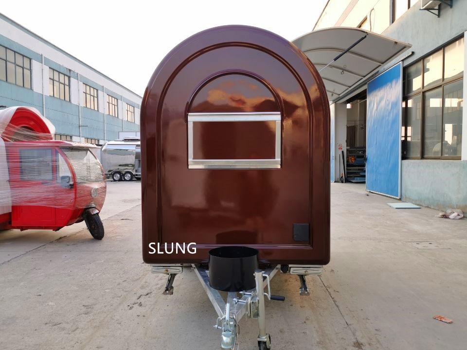 2021 New Design Fast Food Trailer in China/ Outdoor Hot Dog Snack Camper Cart/ Hamburger Pizza Ice Cream Camping Truck