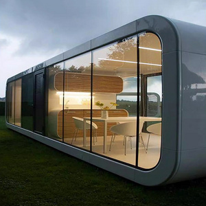 2024  New Style 20ft 40ft Prefab container house Luxury  pod movable apple cabin High Quality Custom Modern Mobile Cabin