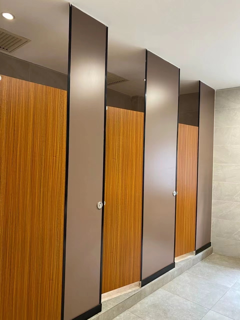 Waterproof HPL Compact Bathroom Partition/ Wc Divider Board Toilet Wall Partition