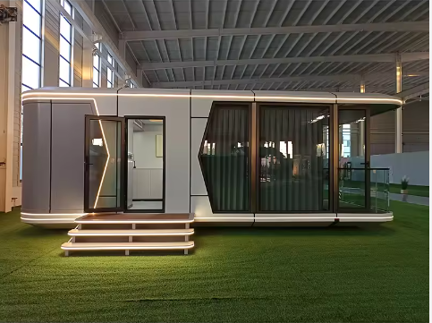 Moveable house Modern Outdoor Sleeping Pod Space Capsule Hotel Home Cabin House Luxury Tiny Prefabricated container house