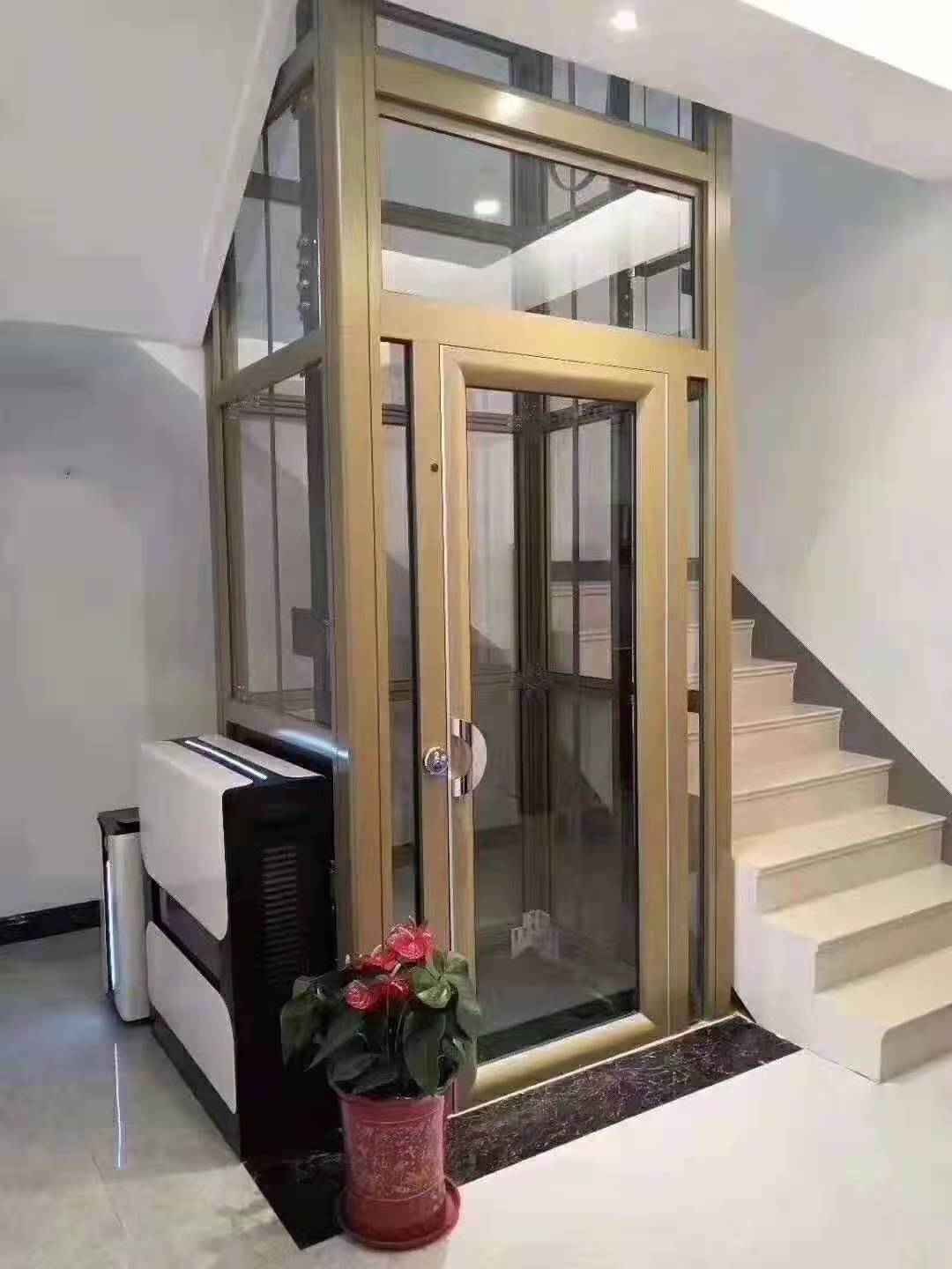 High quality residential elevator small home lift vertical hydraulic house villa lift passenger elevators