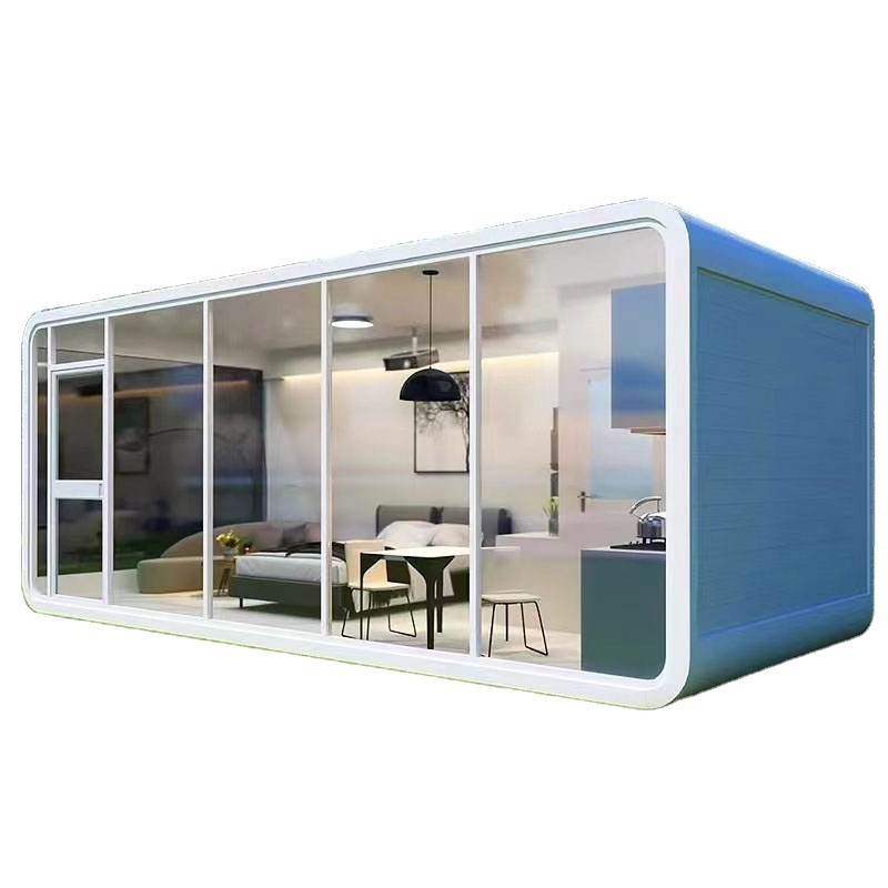 2024  New Style 20ft 40ft Prefab container house Luxury  pod movable apple cabin High Quality Custom Modern Mobile Cabin