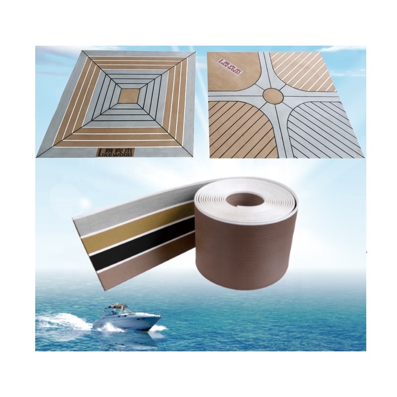 LIKEWOOD Waterproof Synthetic PVC Foam Yacht Boat Deck For Marine Flooring Better Than EVA Foam