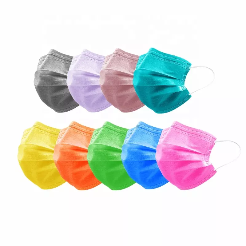 Multi Color non-woven medical masks industrial dust masks disposable masks