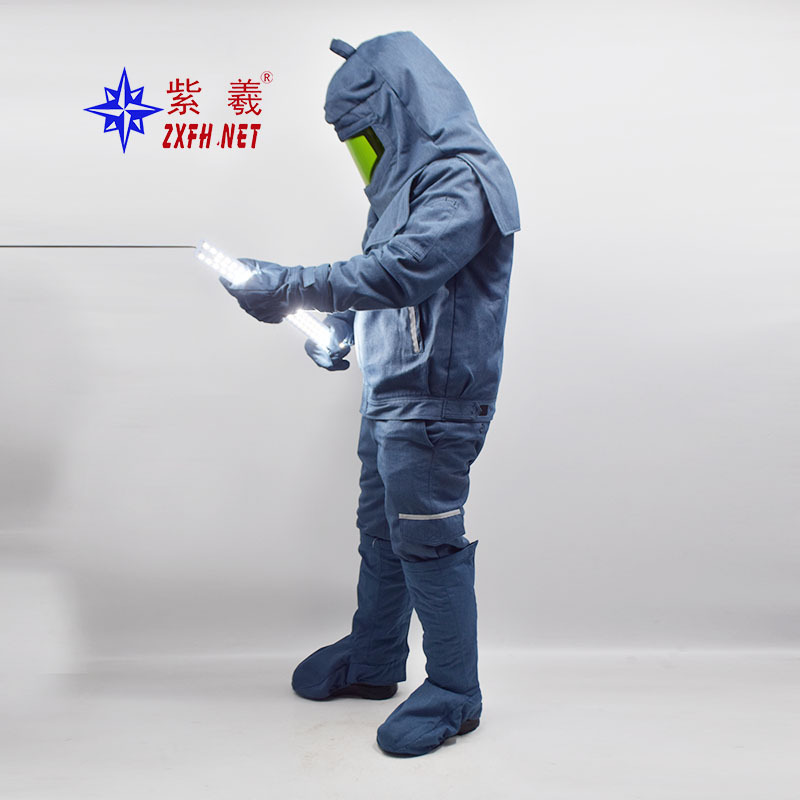 Low Temperature Resistant Built-in Air Breathing Coverall Safety Workwear Arc Flash Resistant Coveralls