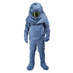 Low Temperature Resistant Built-in Air Breathing Coverall Safety Workwear Arc Flash Resistant Coveralls