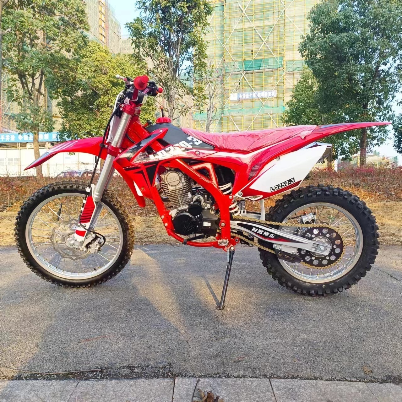 air-cooled 2 stroke dirt bike 110cc with CE