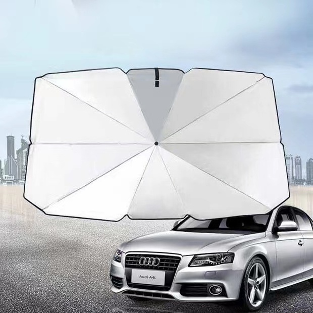 Luxury Car Window Sunshade Umbrella Portable Windshield Sun Shade for Sedan SUV Truck