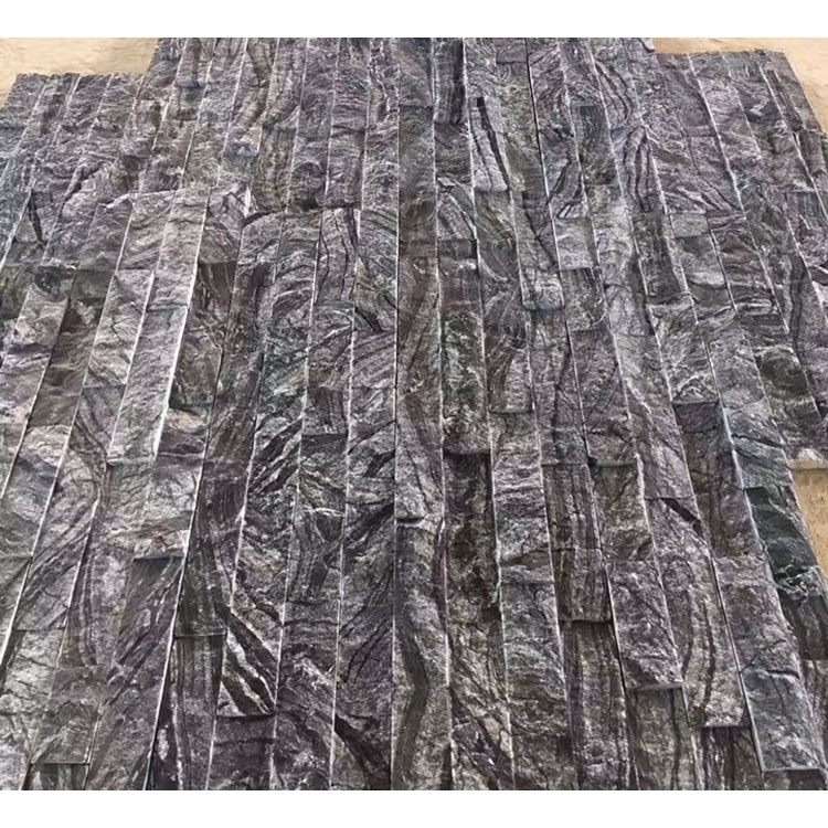 Natural Antique Wood Marble Culture Stone Tile Wall Panel