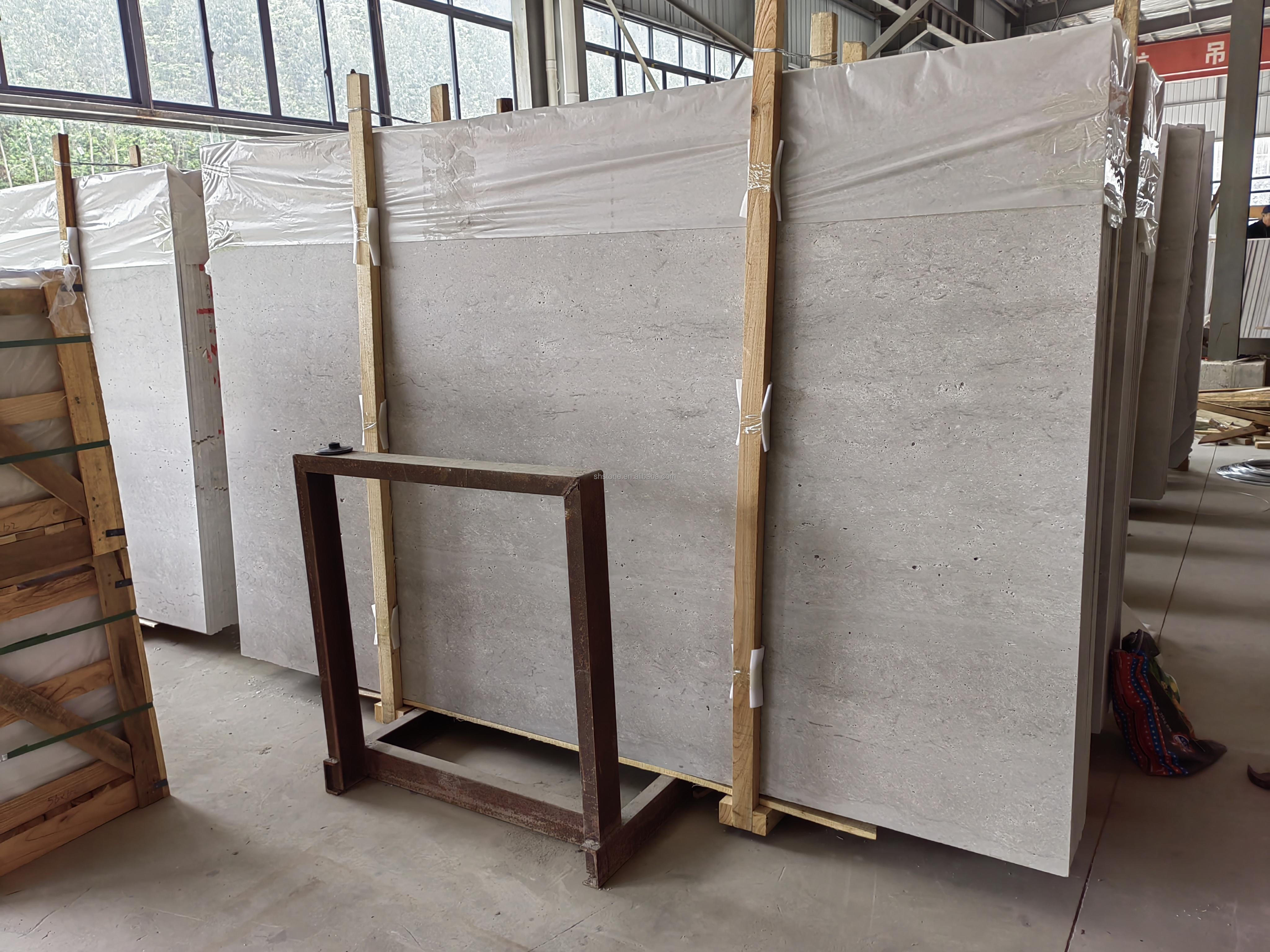 SHIHUI Natural Stone Ivory Travertine Wall Cladding Indoor Large Slabs For Swimming Pool Paver