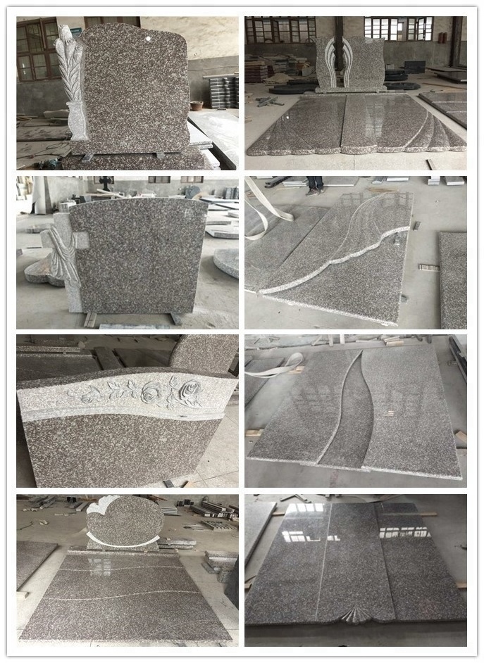 Poland Style Design Granite Tombstones And Monuments Orthodox Cross Headstone