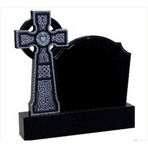 Celtic Carved Cross Granite Monument Cross Shaped Headstone