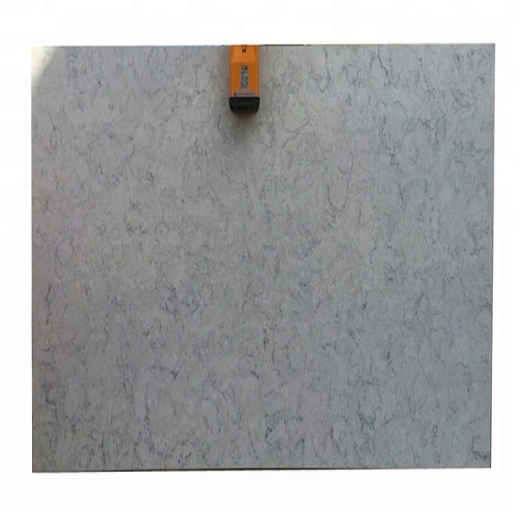 SHIHUI Wholesale High Quality Artificial Carrara White Marble Quartz Stone Slab Price For Countertop