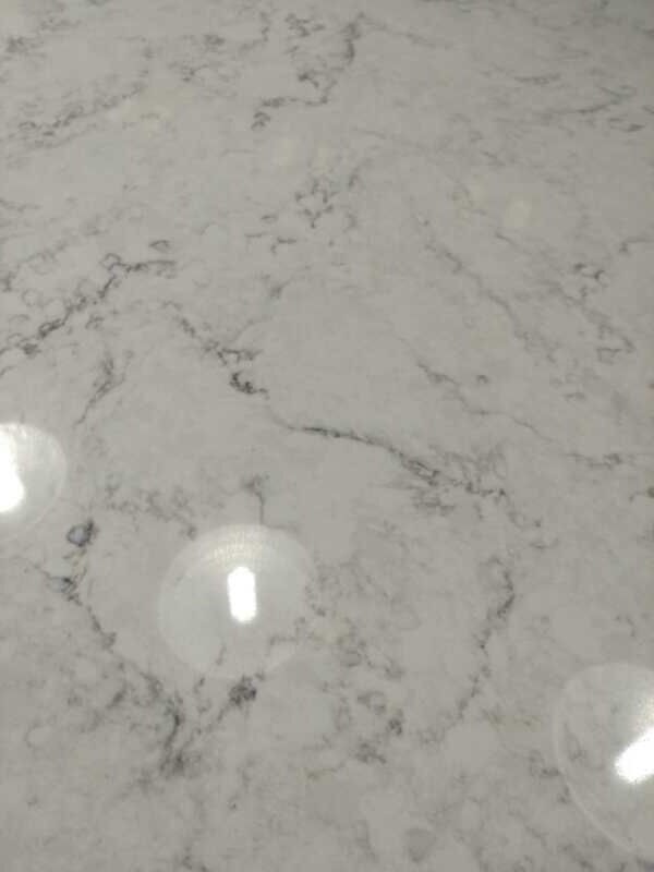 SHIHUI Wholesale High Quality Artificial Carrara White Marble Quartz Stone Slab Price For Countertop