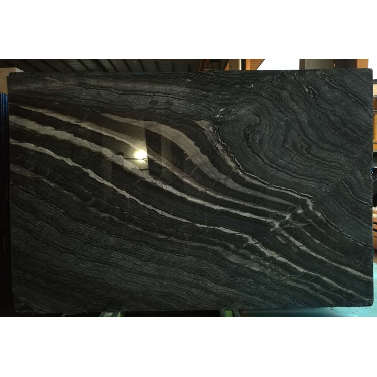 Chinese Natural Stone Marble Petrified Wood Slab Ancient Wood Marble