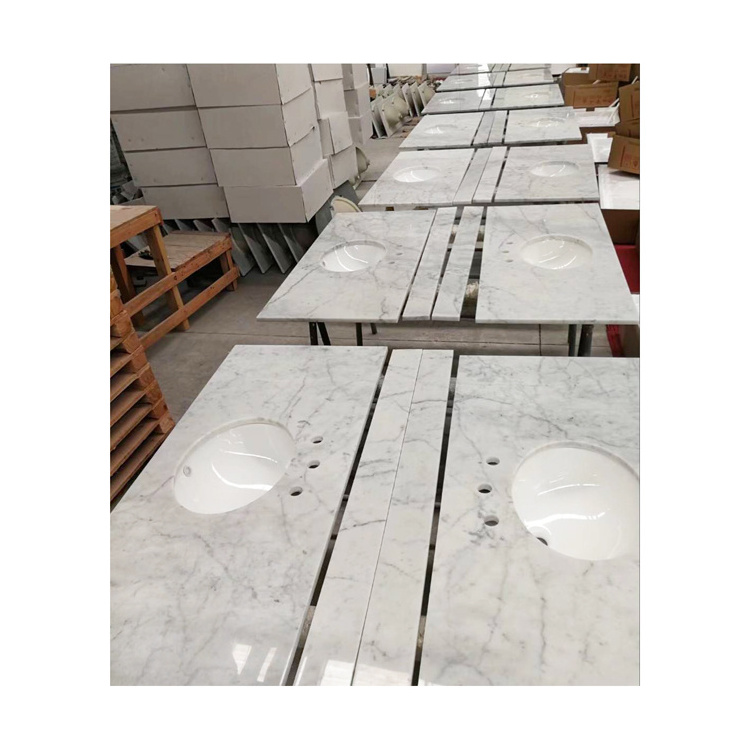 Carrara White Marble Kitchen Bench Top Marble Bench Top Stone