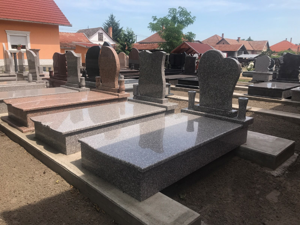 Poland Style Design Granite Tombstones And Monuments Orthodox Cross Headstone