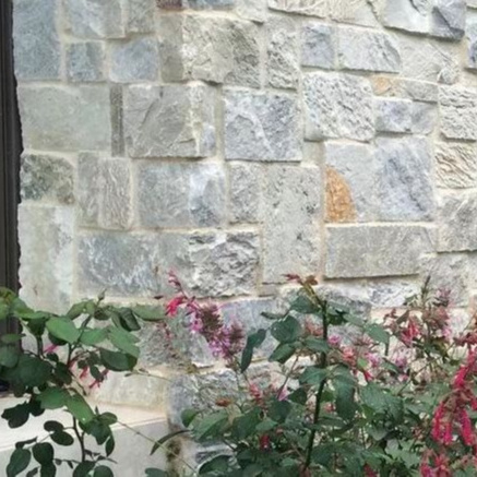 Loose Random Natural Stone Square Garden Outdoor Gray Limestone Wall Cladding Exterior Stone Veneer