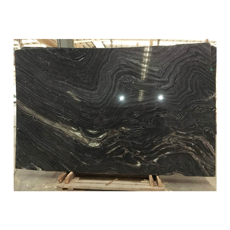 Antique Serpenggiante black forst Jurassic Zebra Marble Silver Brown Wave Yellow Antico Vein Ancient Wood Marble