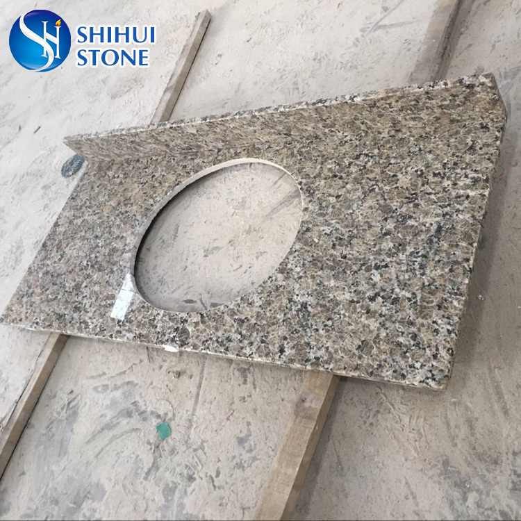 SHIHUI Brazil Butterfly Yellow Granite Countertop Vanity Tops Beige Butterfly Granite Countertops