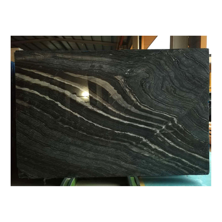 Antique Serpenggiante black forst Jurassic Zebra Marble Silver Brown Wave Yellow Antico Vein Ancient Wood Marble