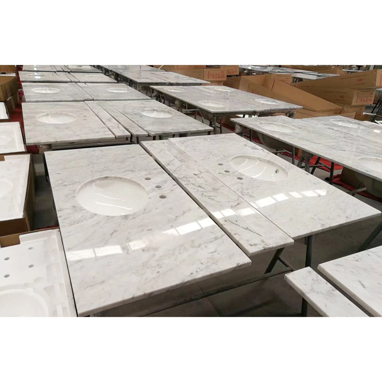 Carrara White Marble Kitchen Bench Top Marble Bench Top Stone