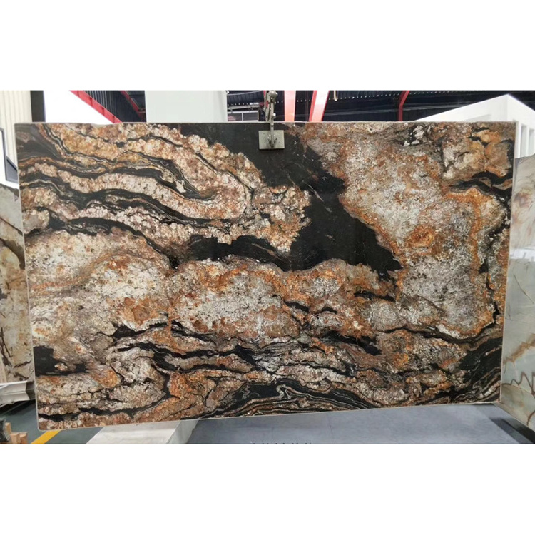 Cosmo Black Granite Slab,Titanium Granite,Black Granite With Gold Veins For Countertops