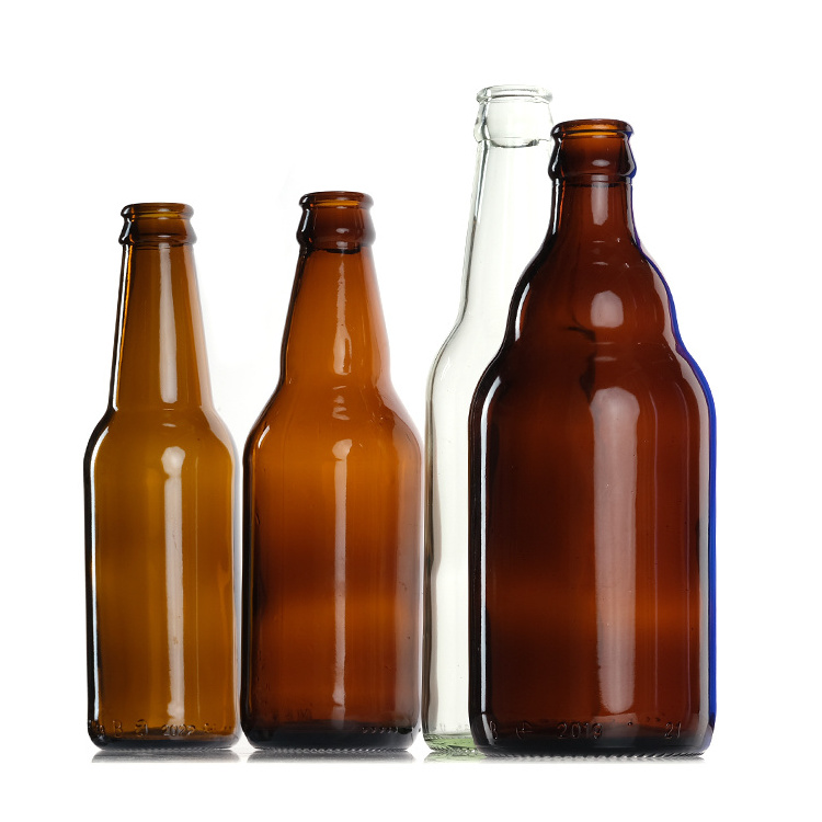 Glass Beer Bottles Kombucha Bottle Glass with Swing Top Cap 16 oz For Home Brewing