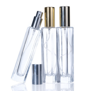 Hot Sale Square Shaped Glass Spray Perfume Bottles 5ml 7ml 10ml 20ml 30ml 50ml Refillable Perfume Bottle