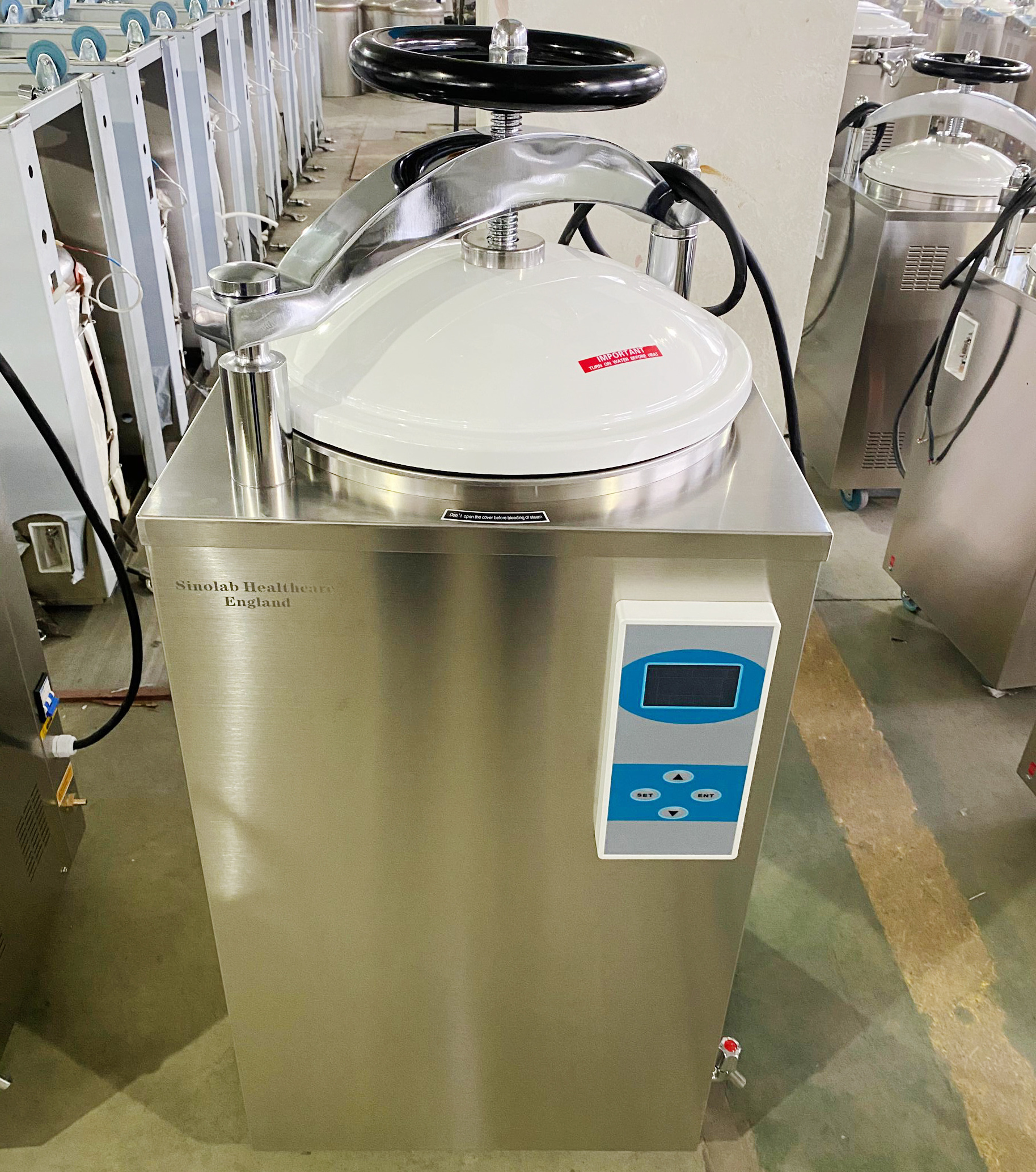 35L 50L 75L 100L 120L 150L Automatic Vertical Pressure Steam Sterilizer Autoclave