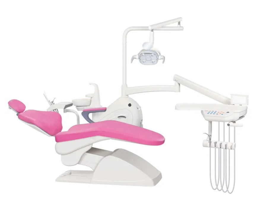 Whole set complete dental chair dental equipment adjustable height mobile surgical lamp dental chairs