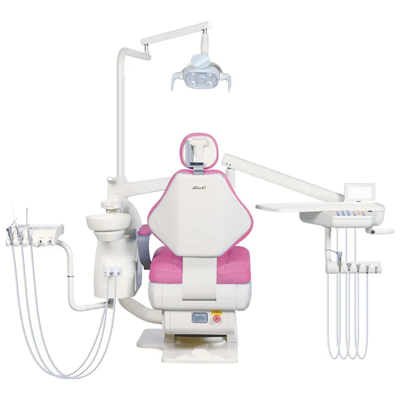 Whole set complete dental chair dental equipment adjustable height mobile surgical lamp dental chairs