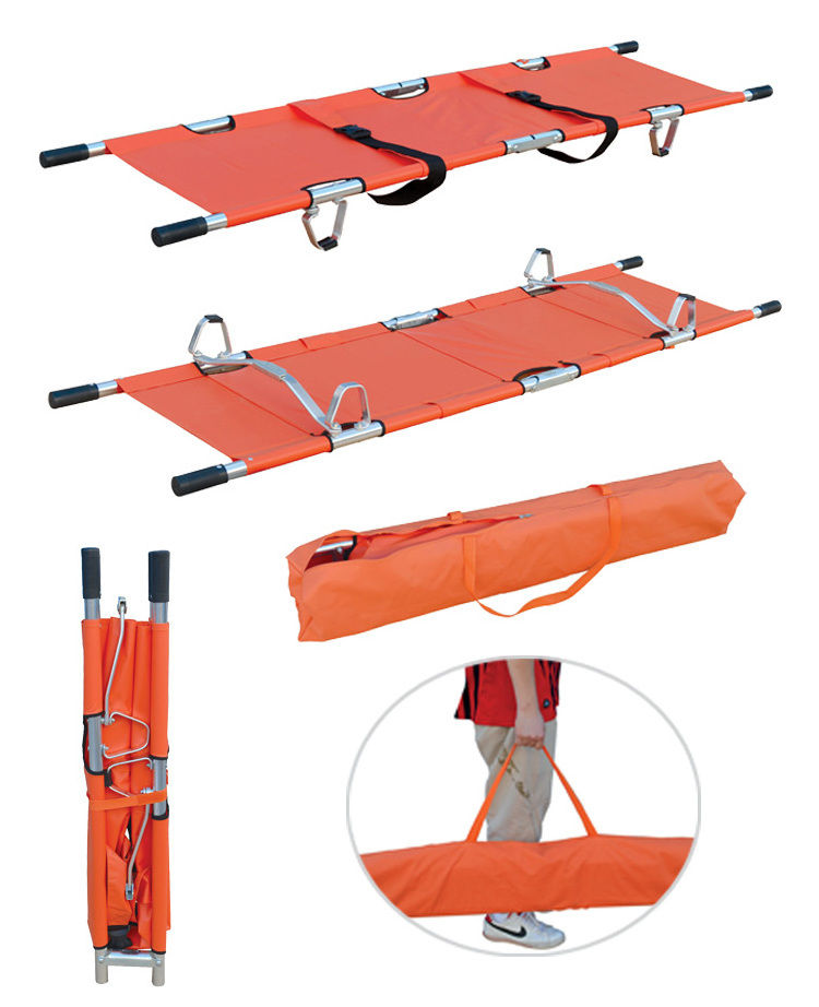 Factory price medical first aid products foldable stretcher Manufacturers  Foldable Stretcher Emergency Stretcher