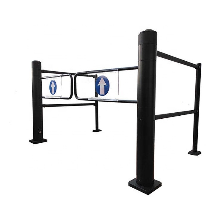 Auto Swing Gate Supermarket Turnstile Gate Electric Swing Turnstile Barrier Gate