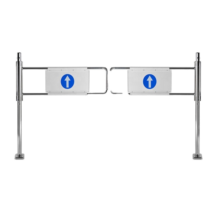 Security Supermarket Dual Mechanical Entrance And Exit Gate