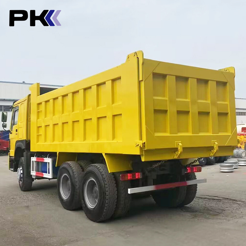 second hand coal transport market new box sinotruk howo dump truck 6x4 truck for Sale