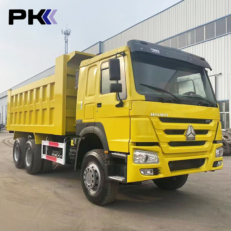 second hand coal transport market new box sinotruk howo dump truck 6x4 truck for Sale