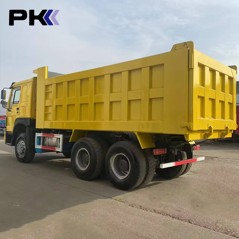 second hand coal transport market new box sinotruk howo dump truck 6x4 truck for Sale