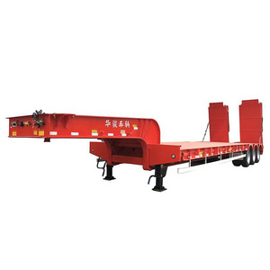 Heavy Hydraulic Multi Axles Low Bed Self Propelled Modular Transport Truck Semi Trailer