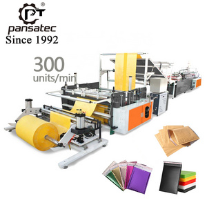 Factory Directly Provide Kraft Paper Bubble Film Envelope Bag Making Machine Air Bubble Mailer Production Machine