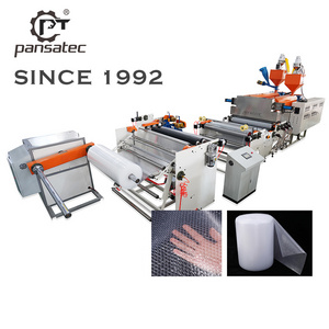 Two layers three layers air bubble film wrap sheet roll making  machine production line