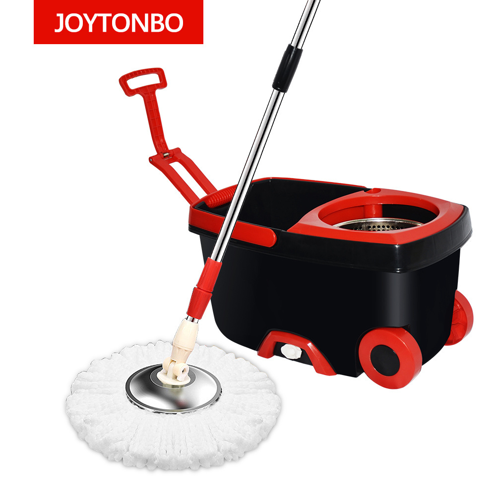 JOYTONBO Factory directly offer microfiber dust squeeze mop for wood floors with refill wipes and towel housekeeping tools