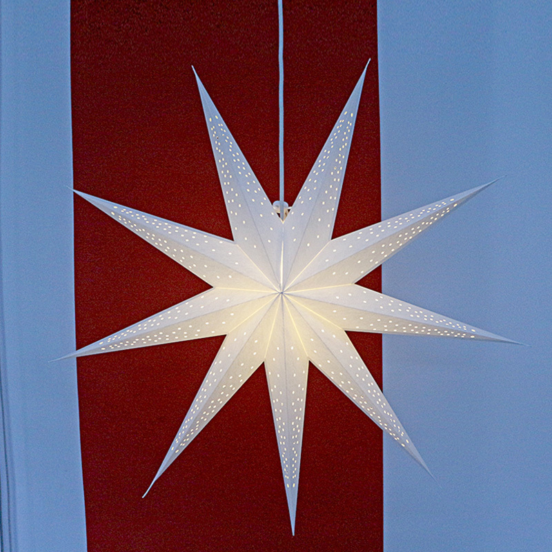 Paper Star lantern Christmas Hanging Star Decor for christmas wedding party festival