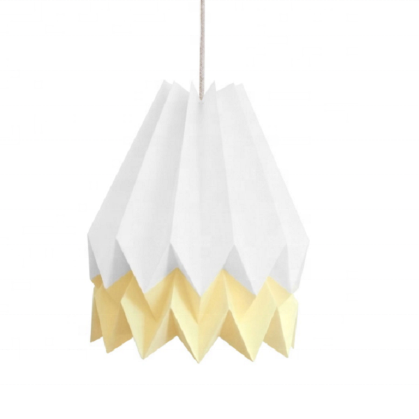 Handmade LED Origami Pendant Lamp Creative Paper Lamp Shade