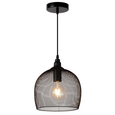 Vintage Industrial Black Iron Metal Mesh Bird Cage LED Pendant Lamp Hanging Light Fixture For Bar Island Kitchen Restaurant