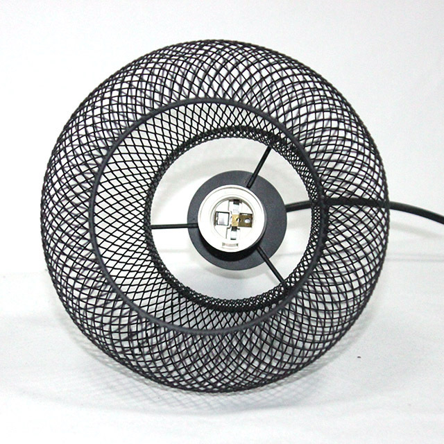 Vintage Iron Mesh Dome Pendant Lamp Shade For Ceiling Pendant Light