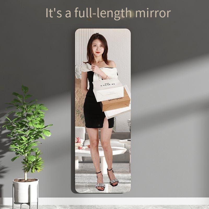 OEM Mirror Sheets Diy Self Adhesive Non Glass Mirror Tiles Acrylic Wall Decorative Mirror for Home Wall Decor