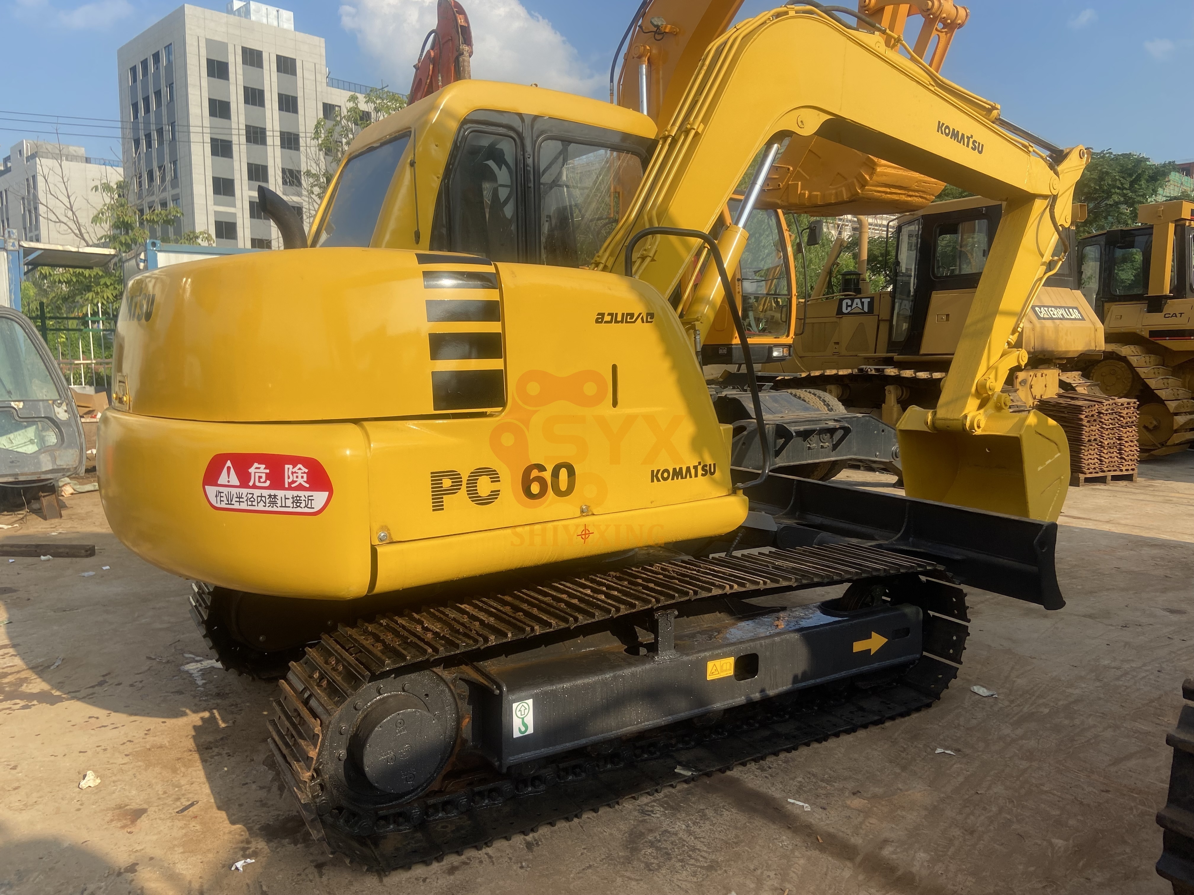 6 ton mini excavator original komatsu pc60 excavator with low working hours used pc60-7 excavator for sale