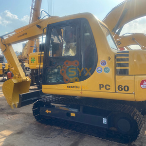 6 ton mini excavator original komatsu pc60 excavator with low working hours used pc60-7 excavator for sale